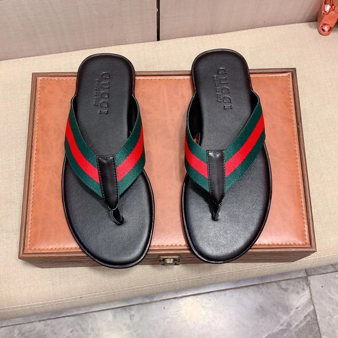 Slippers: New model: Factory price: 220💰💰🎩🎩🔥🔥《 Gucci* 》Series of slippers top purchasing agent🔍🔍Sold simultaneously for men, original Italian imported webbing made of selected cowhide, exquisite workmanship,), sole: (super comfortable) original factory special sole, ⚠️exclusive double-layer movable molded sole super comfortable⚠️, real shot🎬the real thing is more beautiful🔍🔍266 regular code 38-45